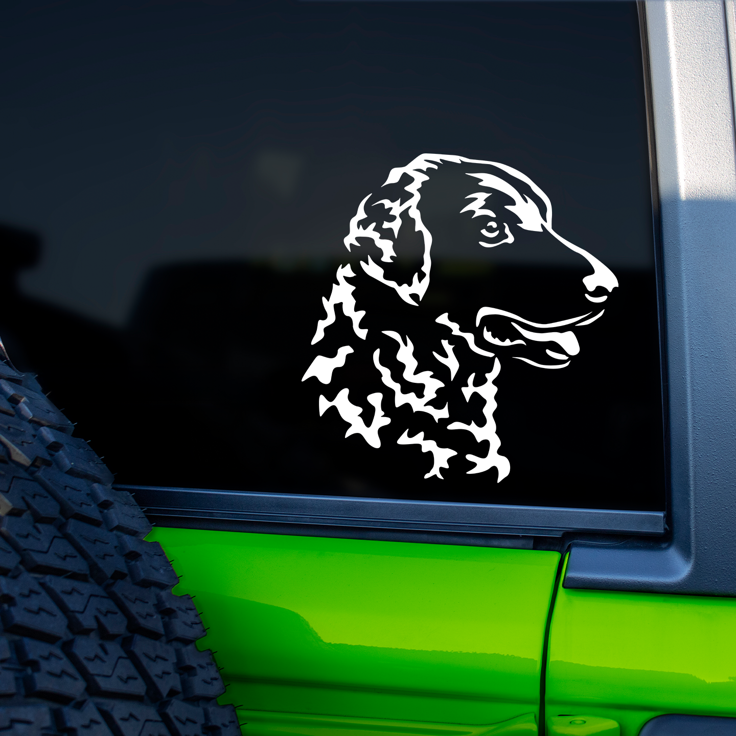 Curly Coated Retriever Sticker