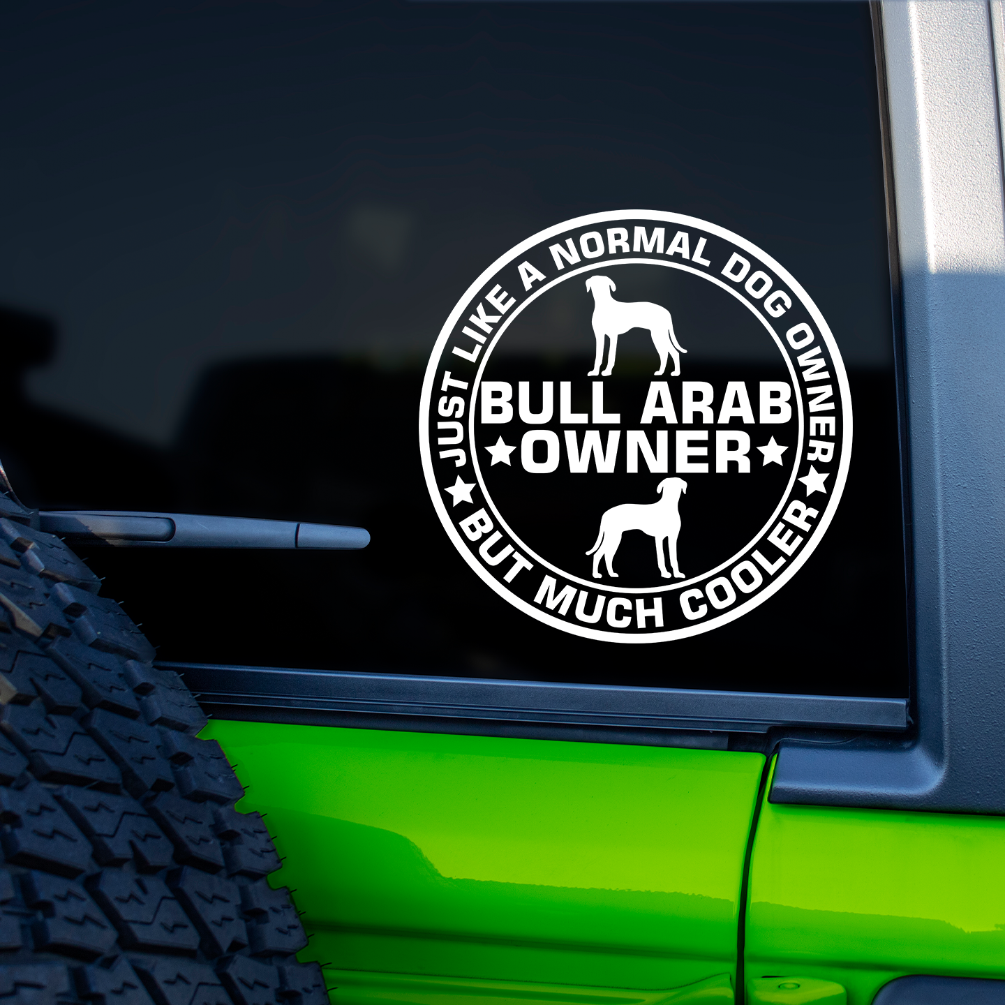 Bull Arab Owner Sticker