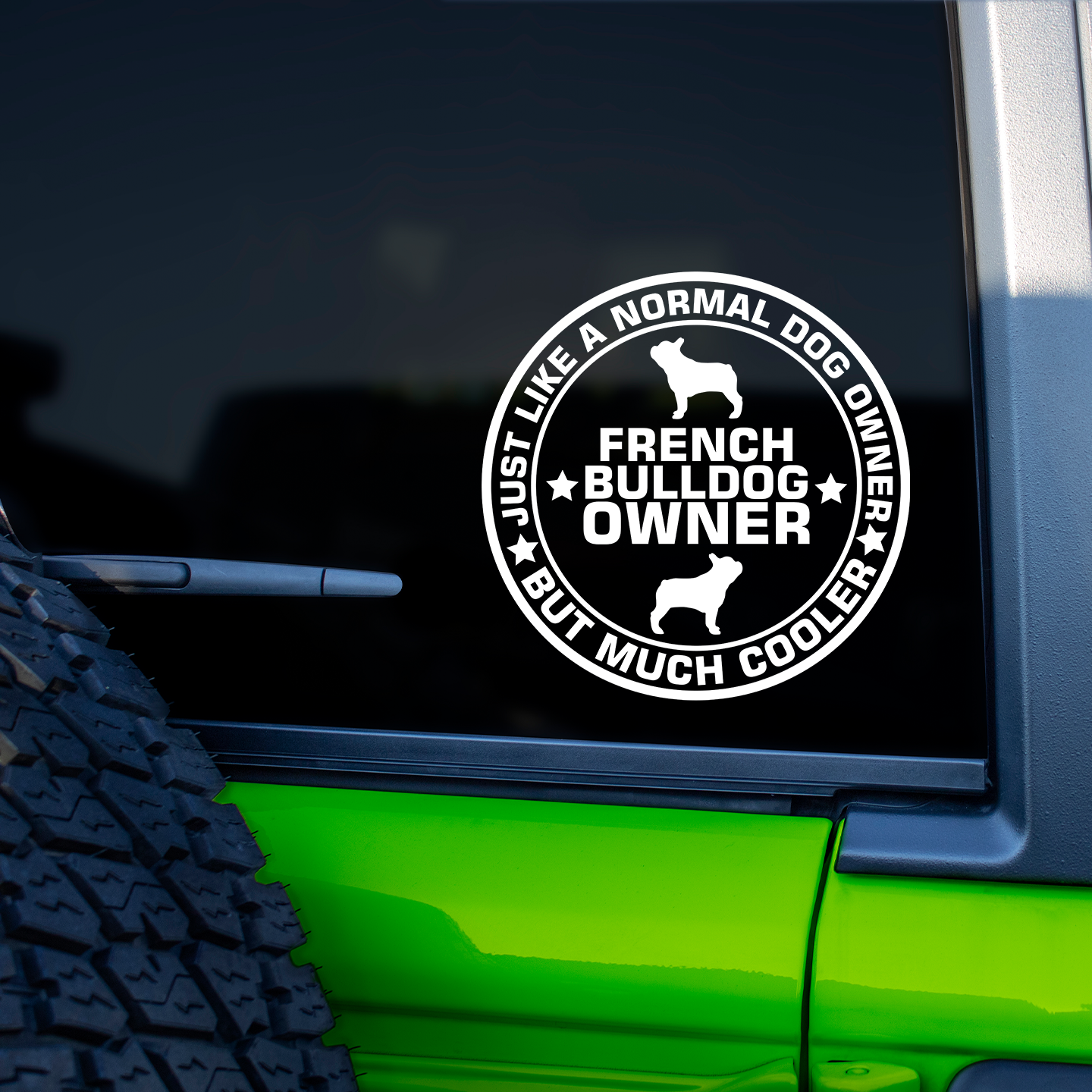 French Bulldog Owner Sticker