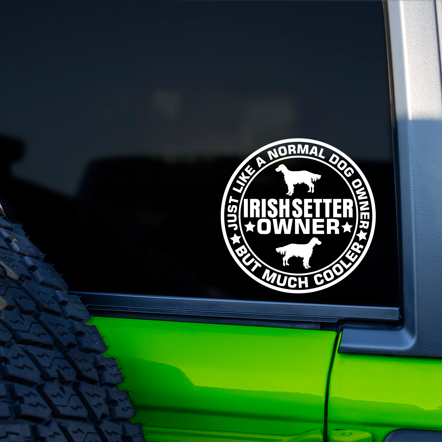 Irish Setter Owner Sticker