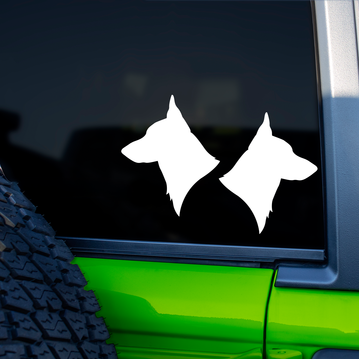 German Shepherd Silhouette Stickers