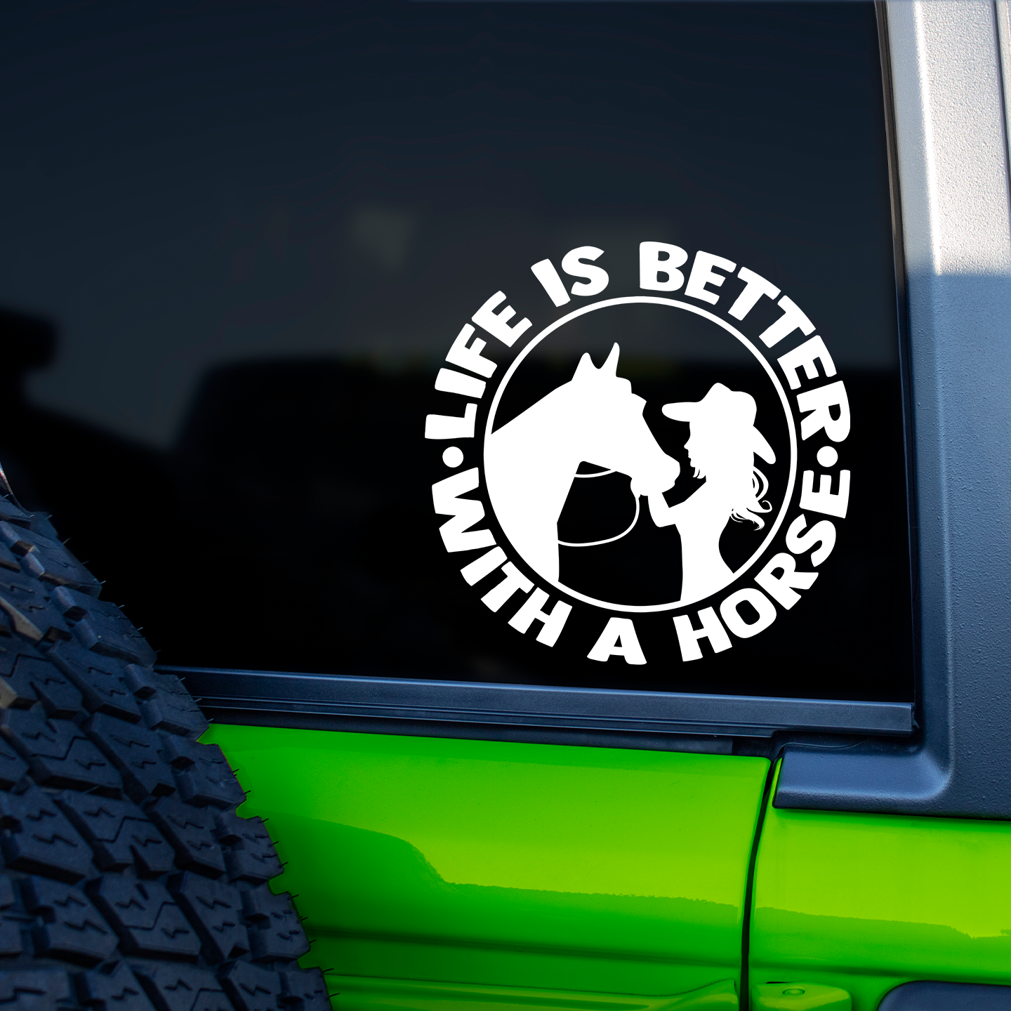 Life Is Better With A Horse Sticker
