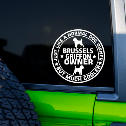 Brussels Griffon Owner Sticker