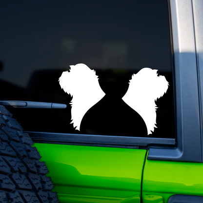 Shih Tzu Silhouette Stickers