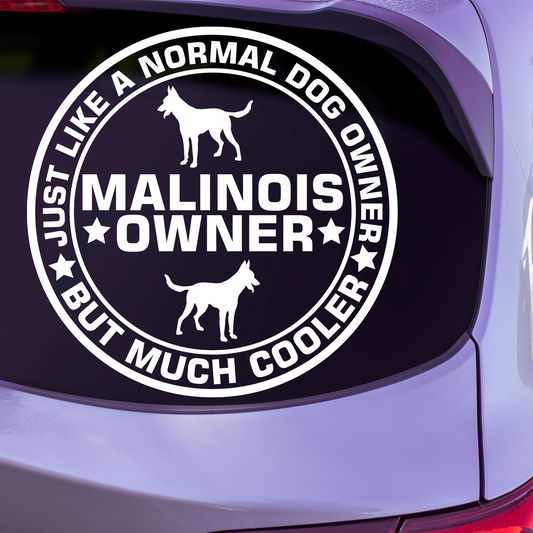 Malinois Owner Sticker