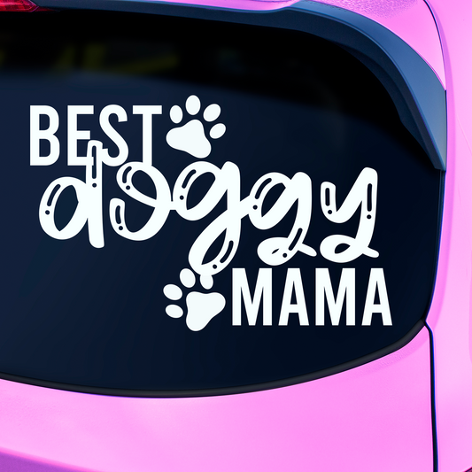 Best Doggy Mama Sticker