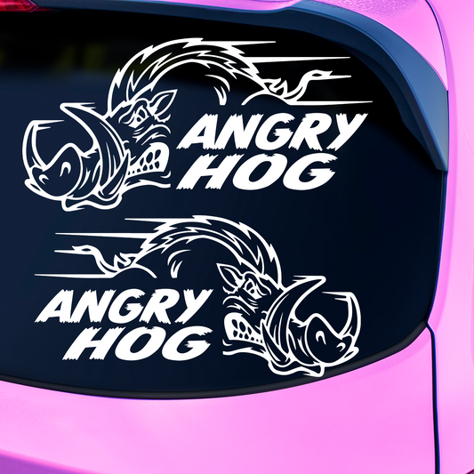 Angry Hog Stickers