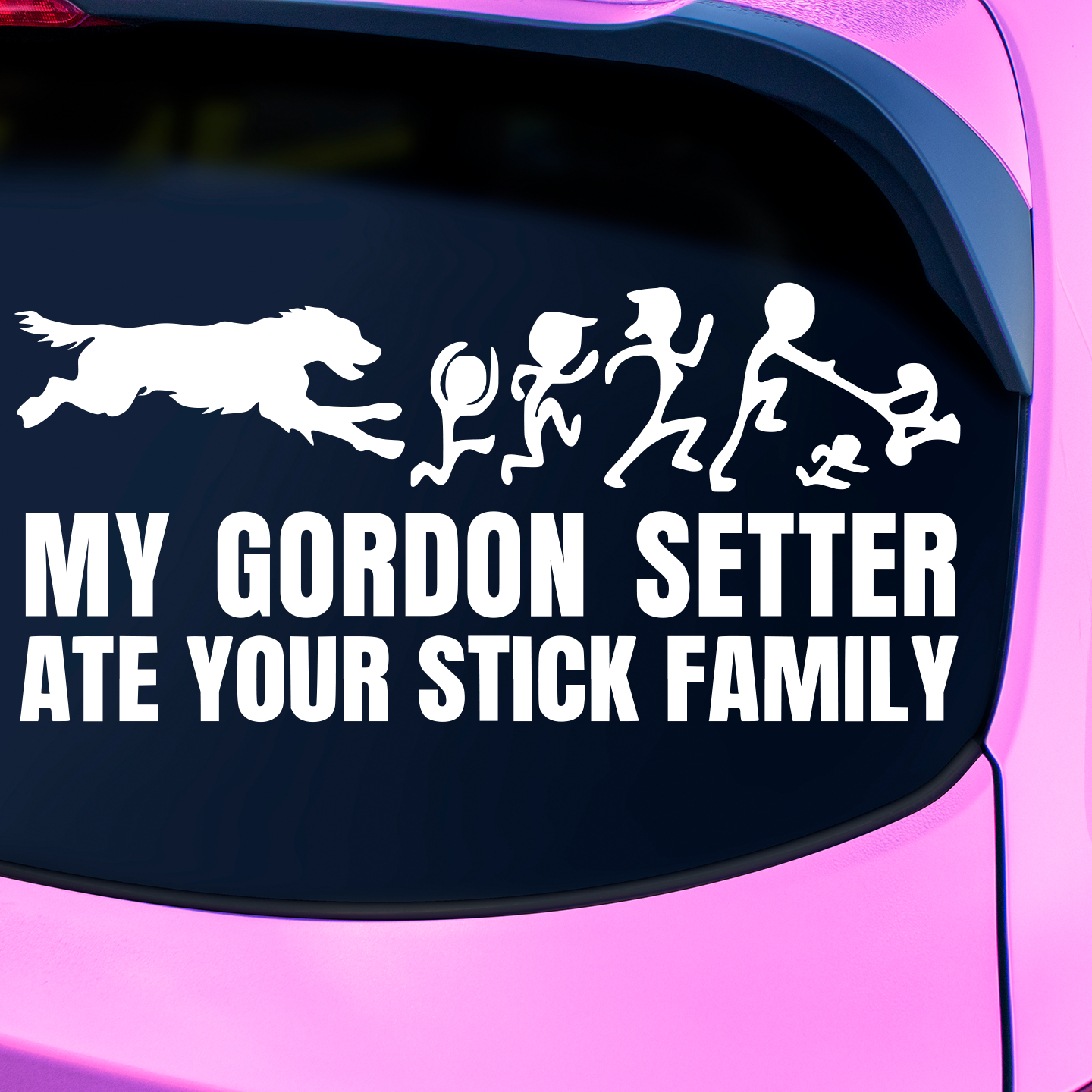 Gordon Setter Sticker | Dog Stickers For Cars Australia – Pet Stickers ...
