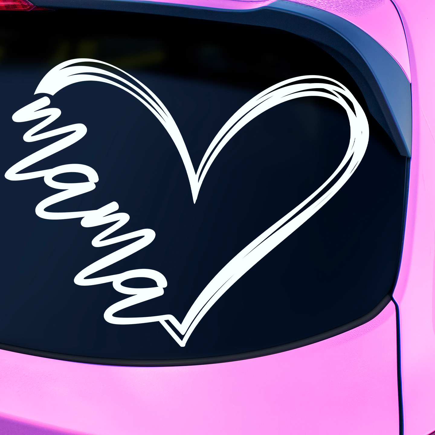 Mama Heart Sticker | Mother Stickers For Cars Australia – Pet Stickers ...
