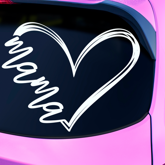 Mama Heart Sticker