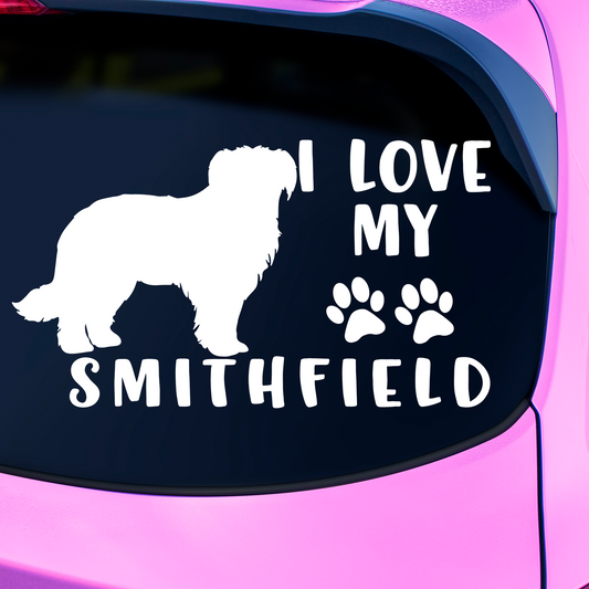 I Love My Smithfield Sticker