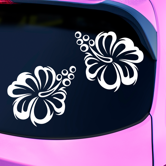 Hibiscus Flower Stickers