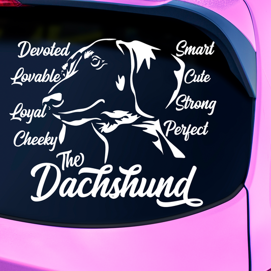 Dachshund Traits Sticker