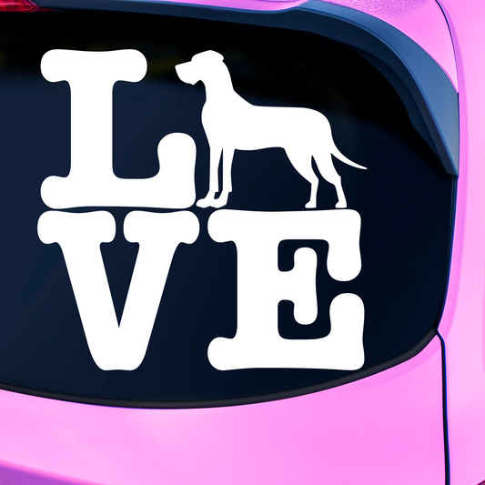 Great Dane Love Sticker