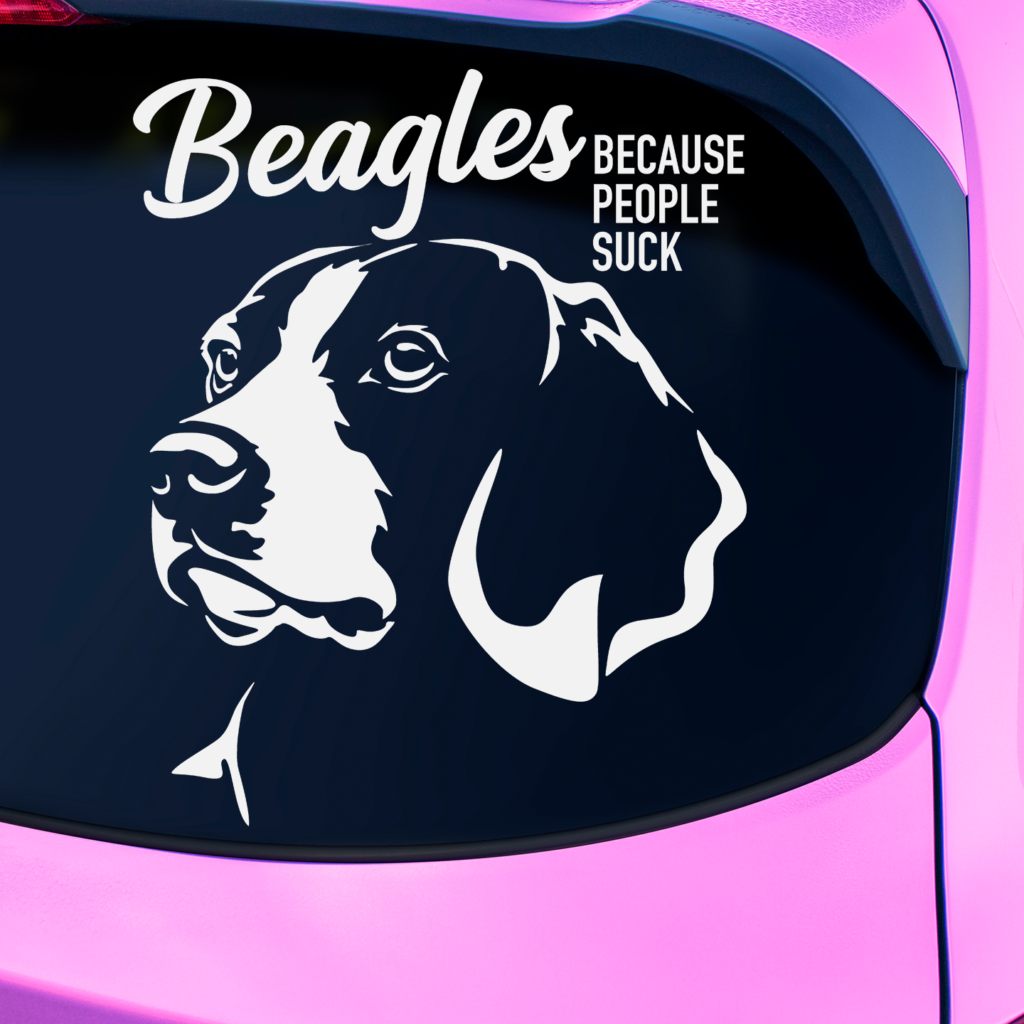 Beagle Sticker | Dog Stickers For Cars Australia – Pet Stickers Australia