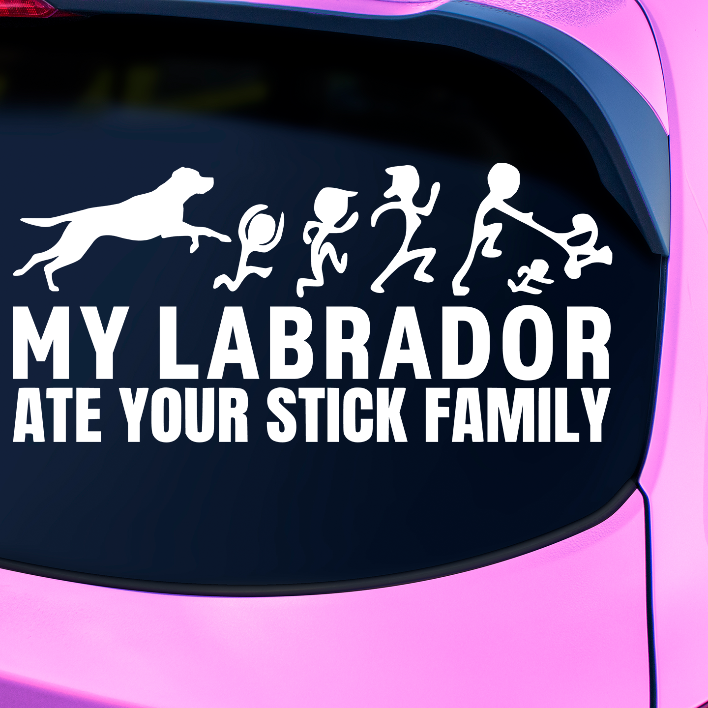 Labrador Retriever Stickers | Dog Stickers For Cars Australia – Pet ...