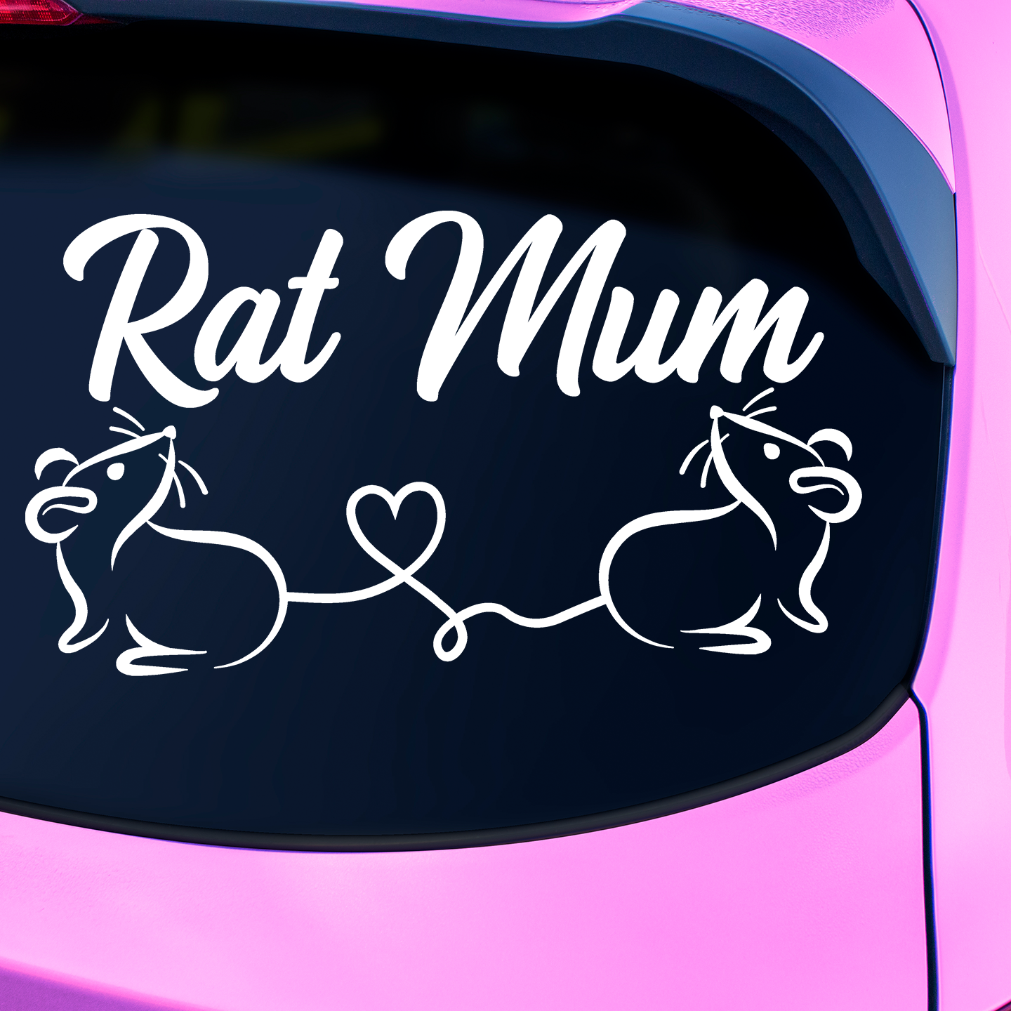 Rat Mum Sticker | Pocket Pet Stickers For Cars Australia – Pet Stickers ...