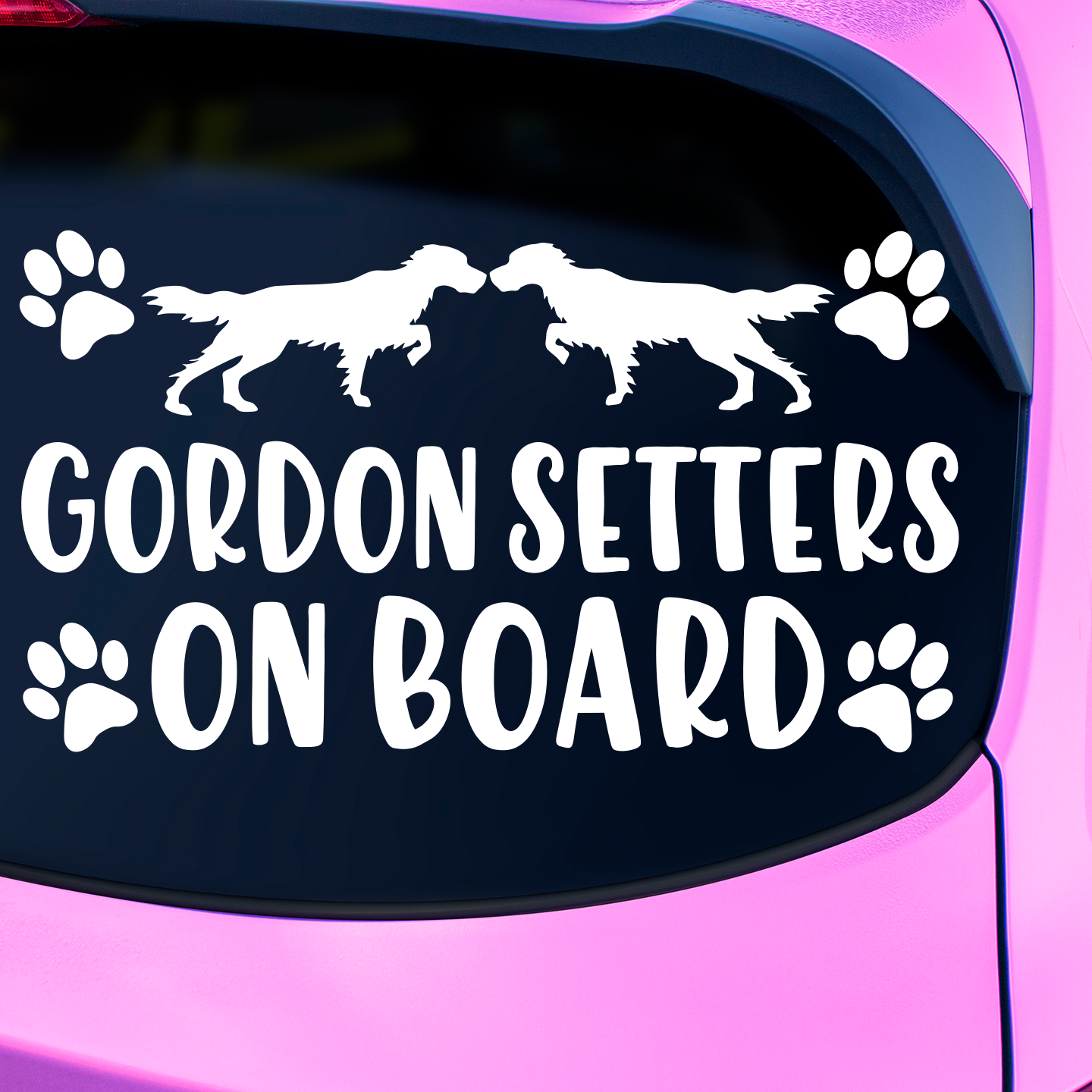 Gordon Setters On Board Sticker