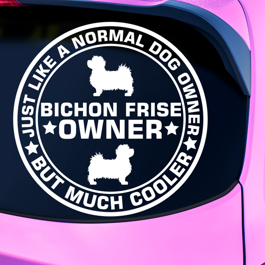 Bichon Frise Owner Sticker