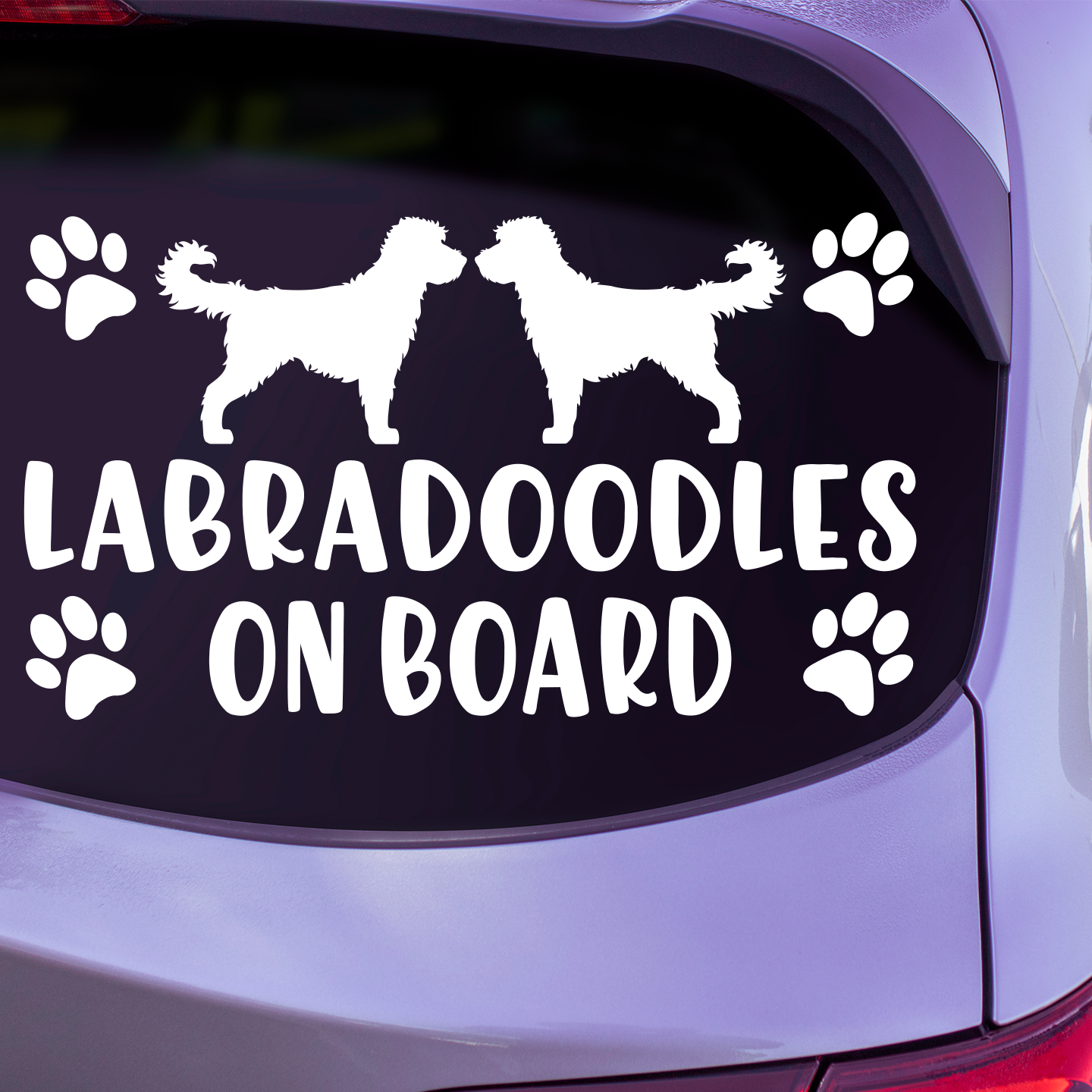 Labradoodle Sticker | Dog Stickers For Cars Australia – Pet Stickers ...