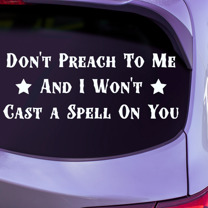 Cast A Spell On You Sticker