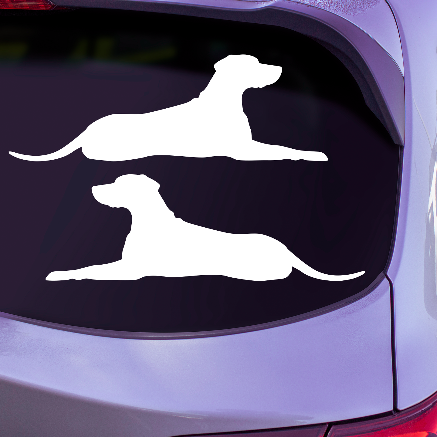 Dobermann Silhouette Stickers