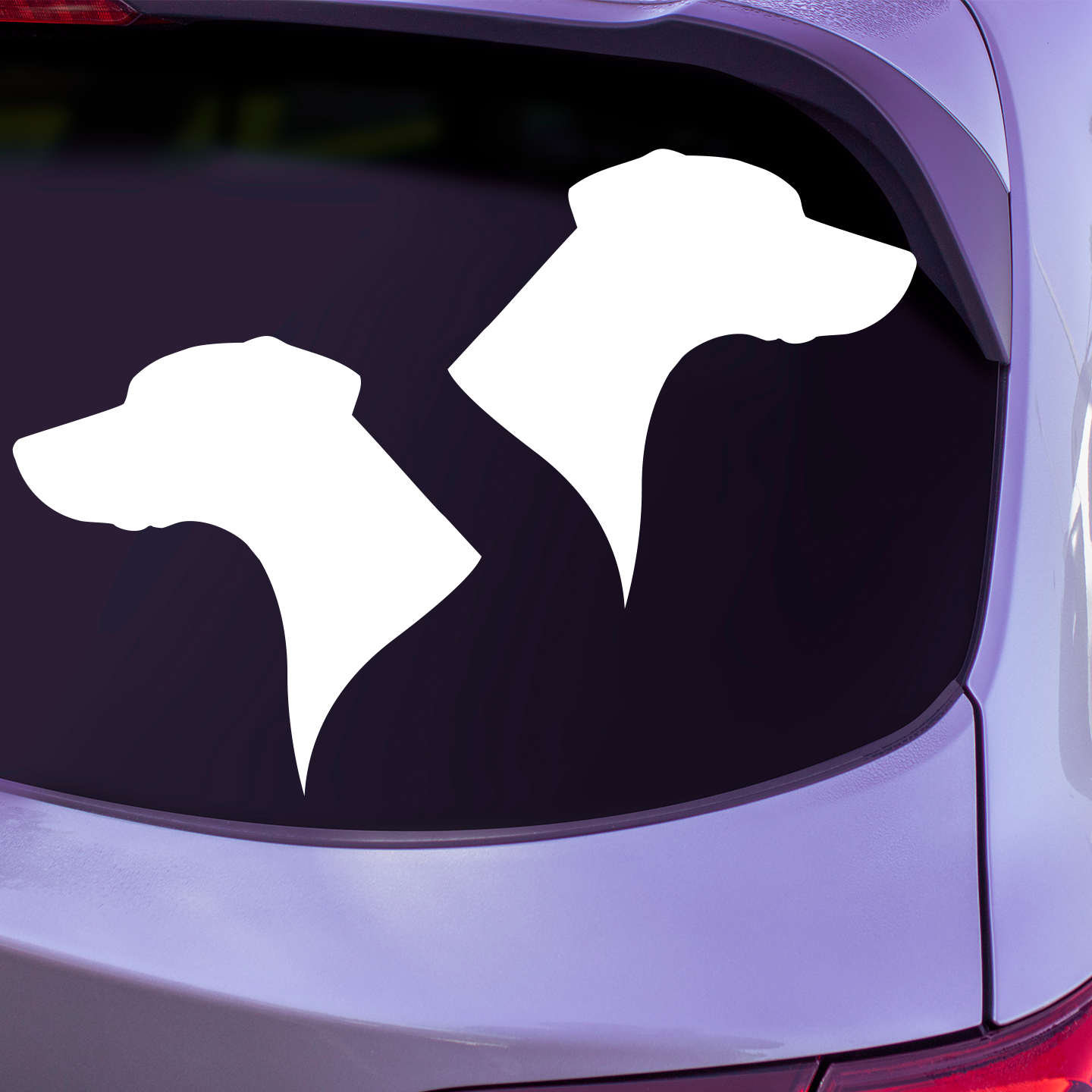 Dobermann Silhouette Stickers