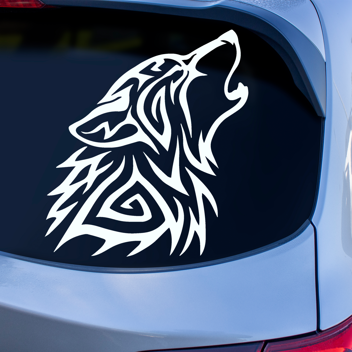 Tribal Wolf Sticker