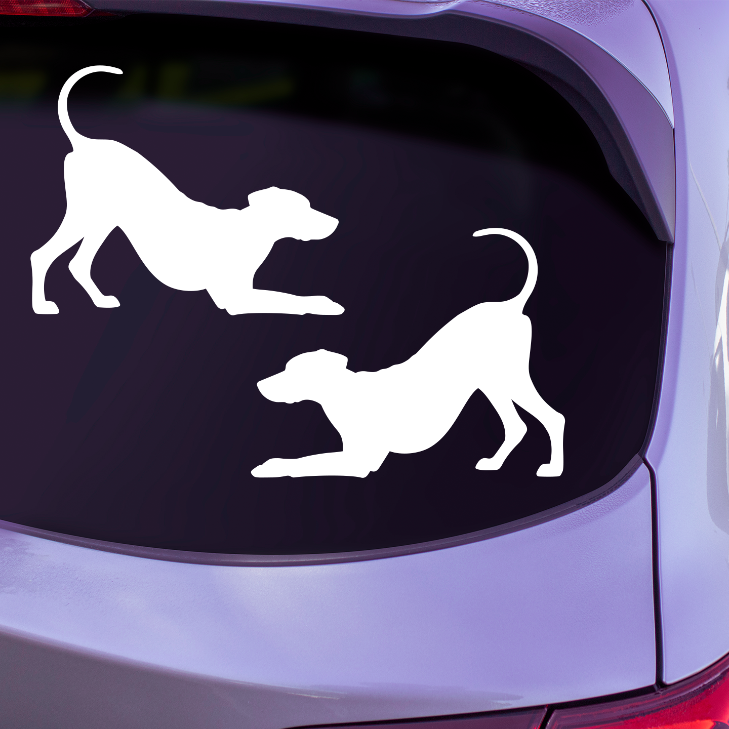 Dobermann Silhouette Stickers