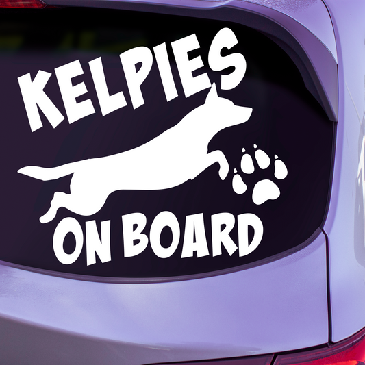 Kelpies On Board Sticker