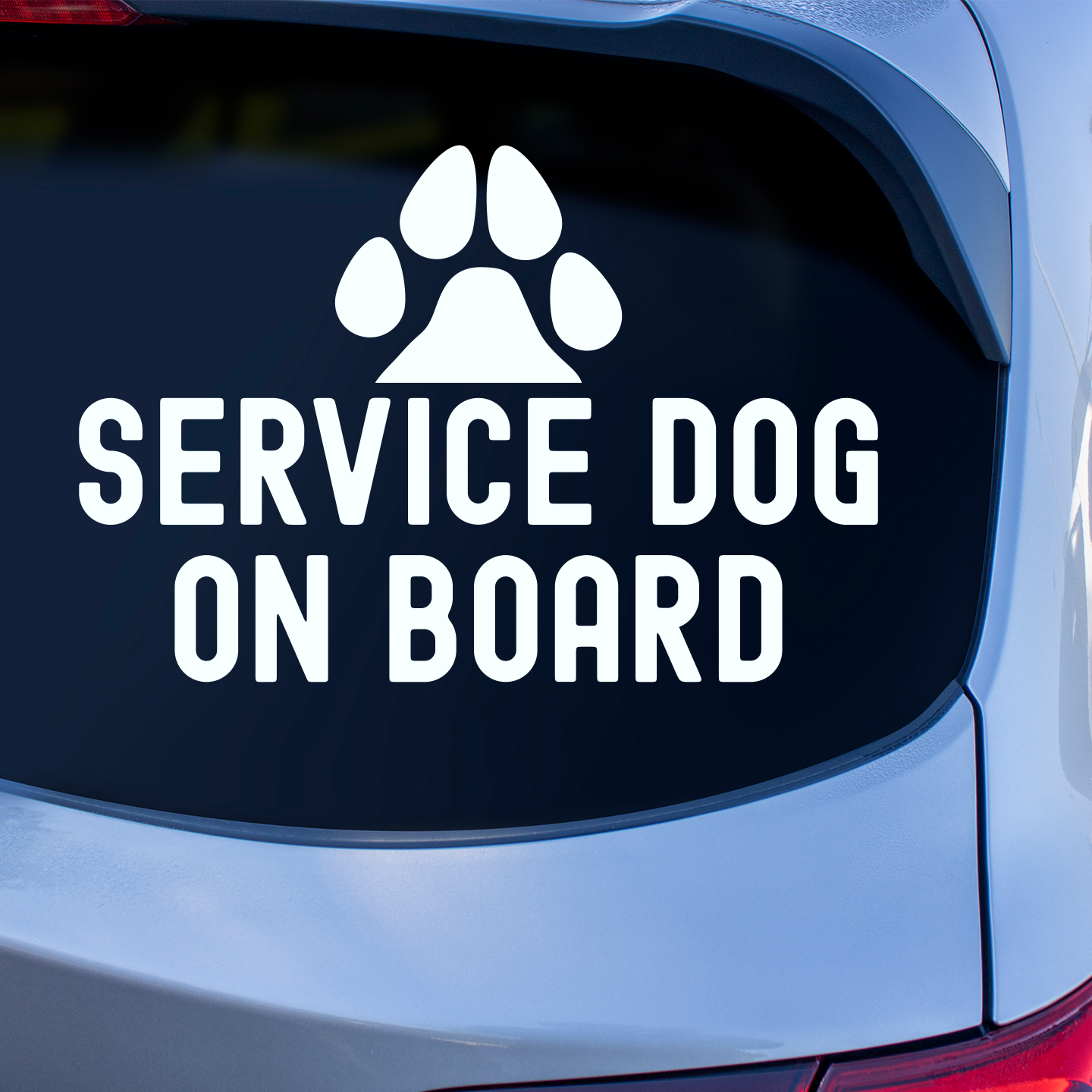 Service Dog On Board Sticker