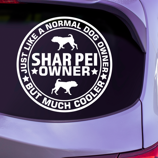 Shar Pei Owner Sticker