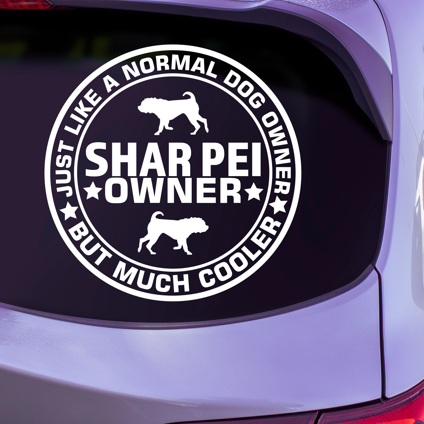 Shar Pei Owner Sticker