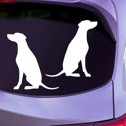 Dobermann Silhouette Stickers