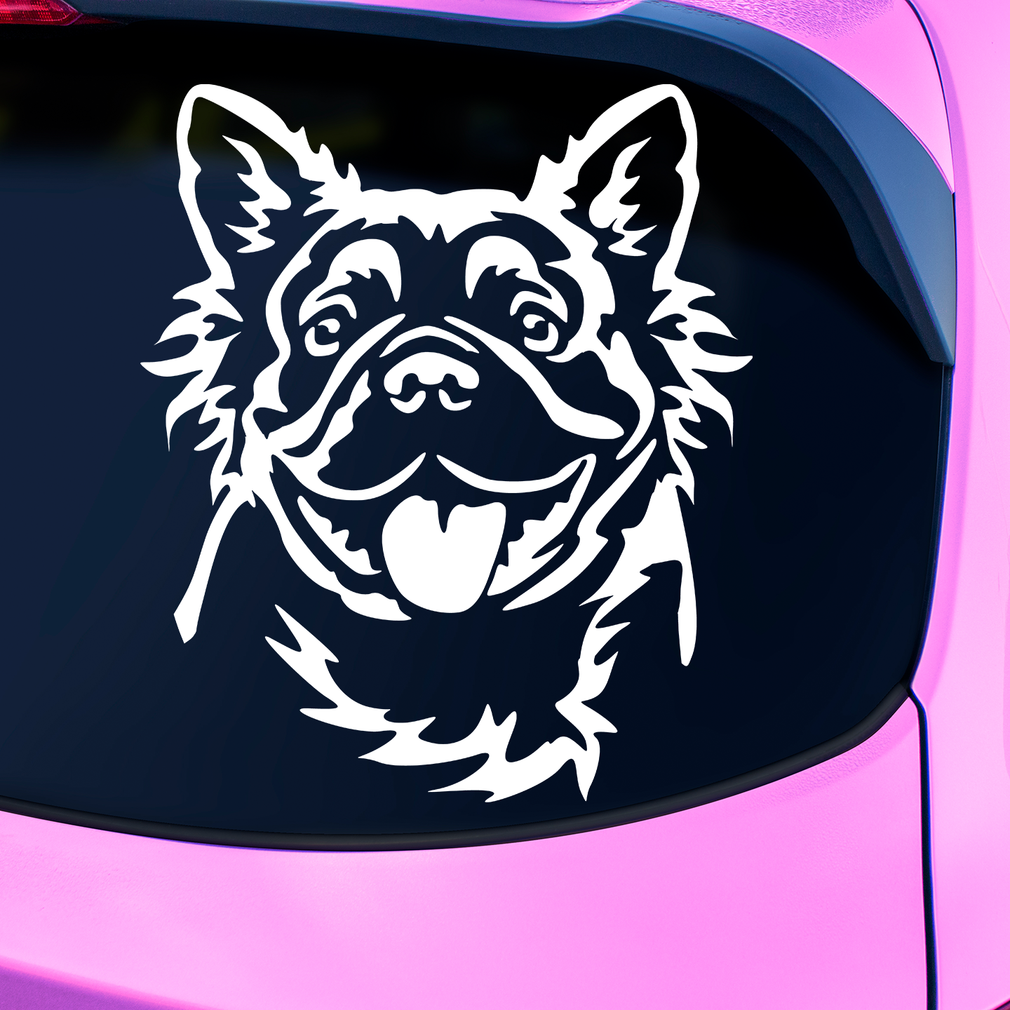 Fluffy French Bulldog Sticker