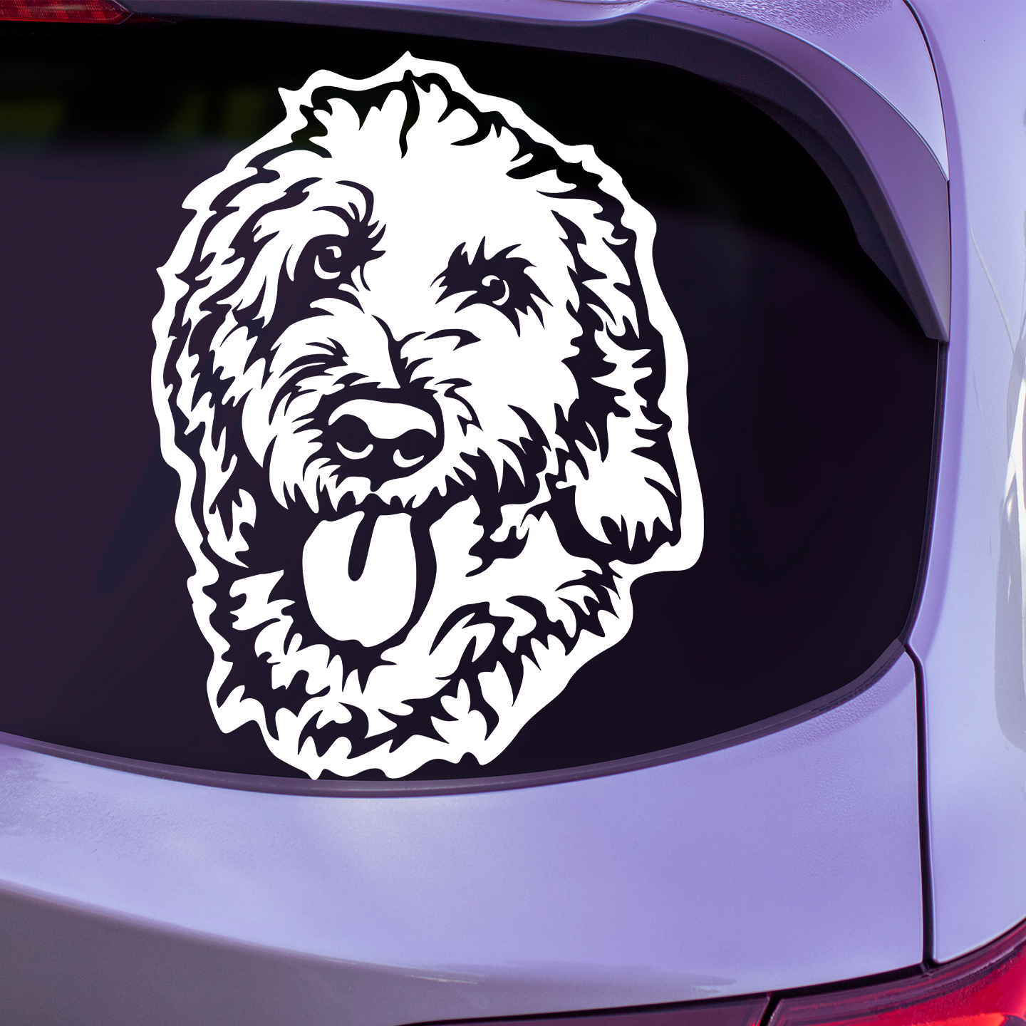 Groodle Sticker | Doodle Dog Stickers For Cars Australia – Pet Stickers ...
