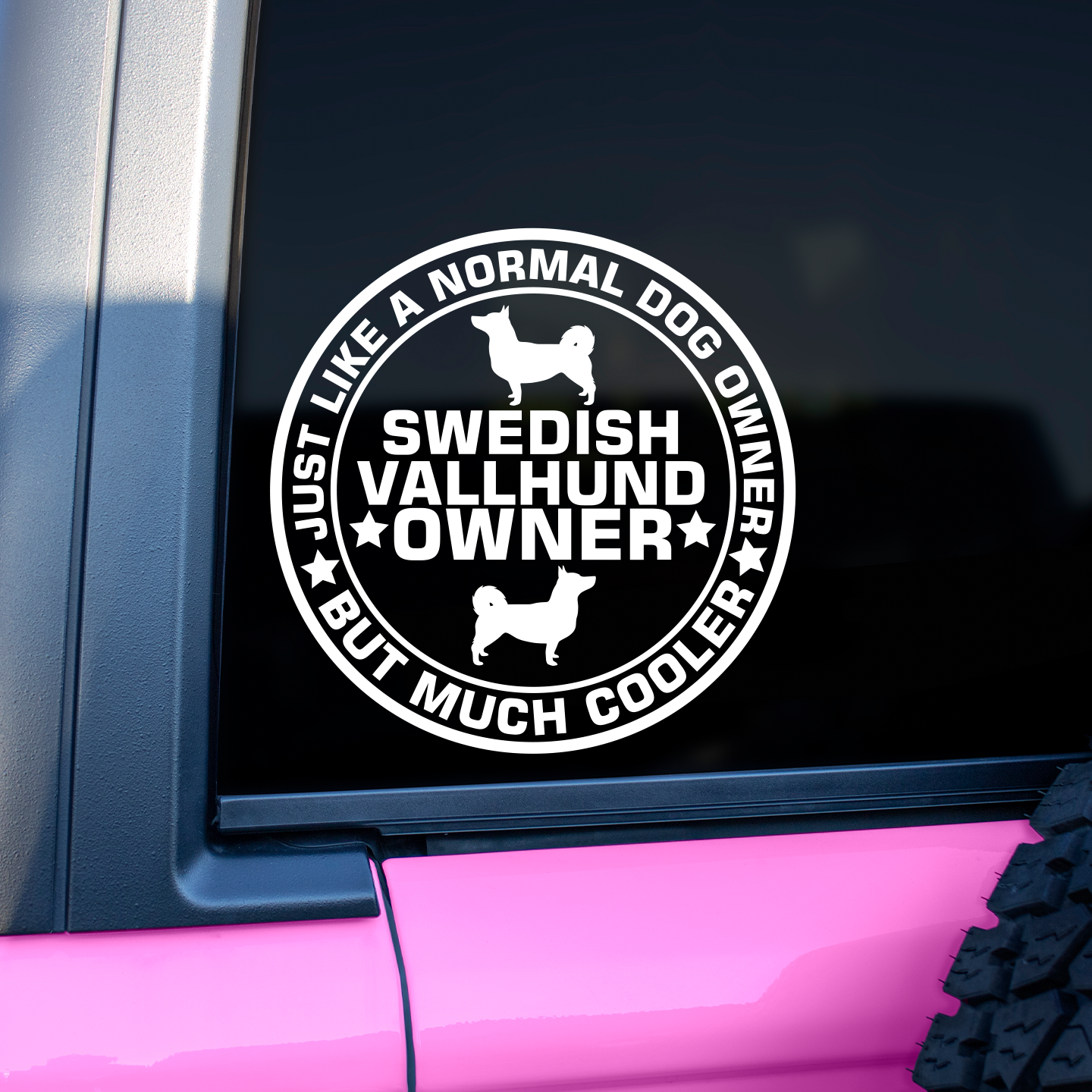 Swedish Vallhund Owner Sticker