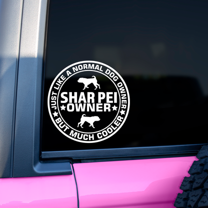 Shar Pei Owner Sticker