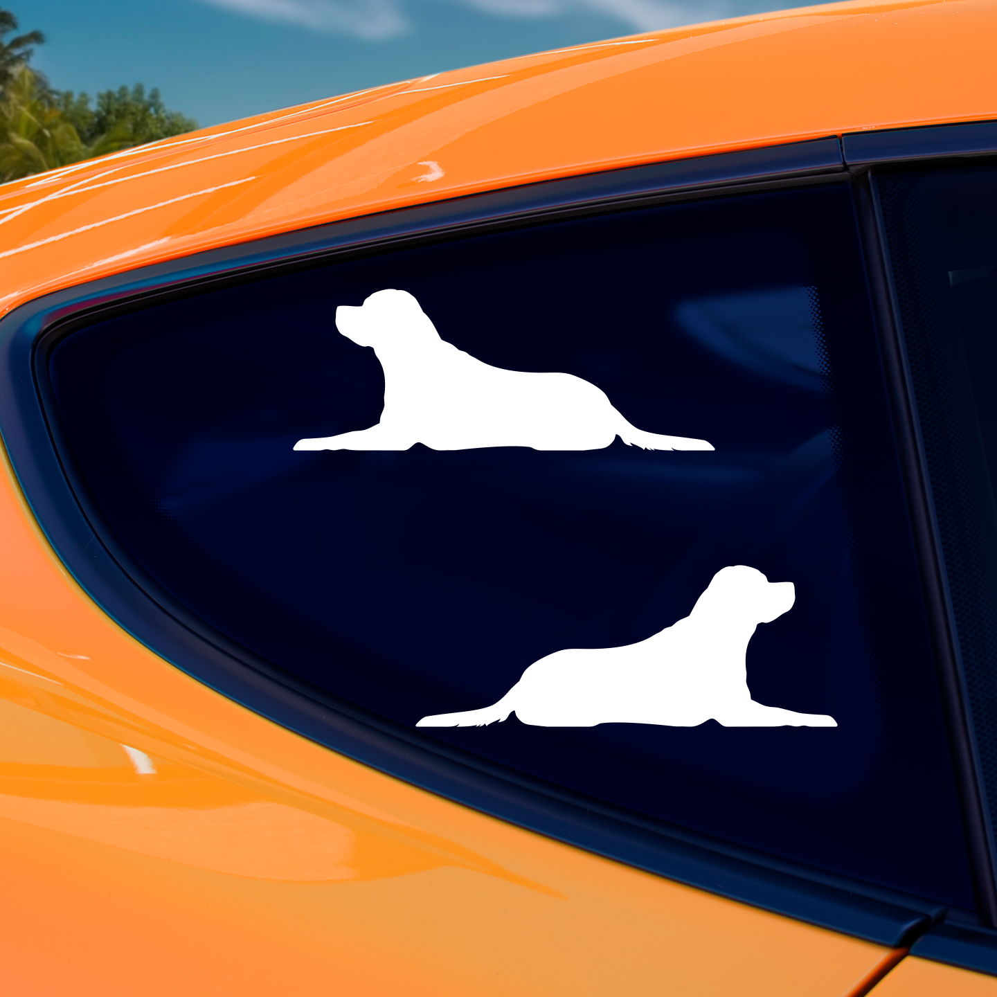 Rottweiler Silhouette Stickers