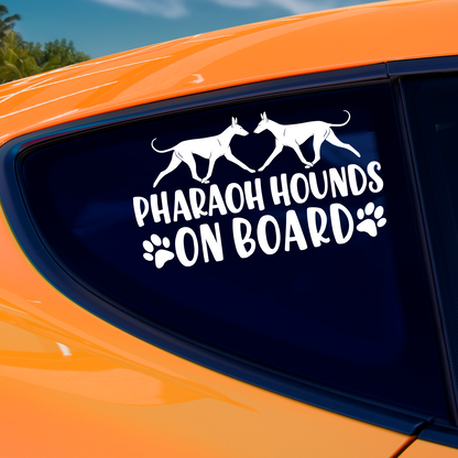 Pharaoh Hounds On Board Sticker