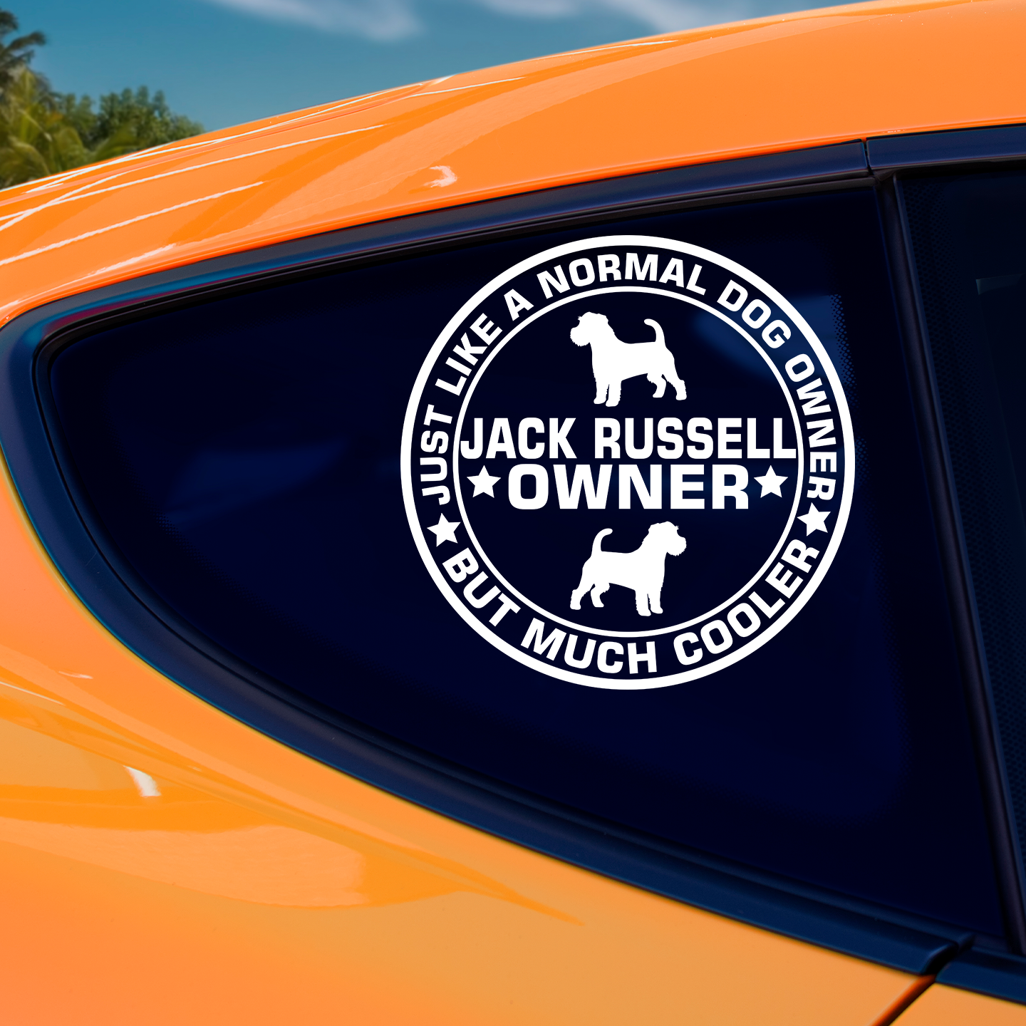 Jack Russell Owner Sticker