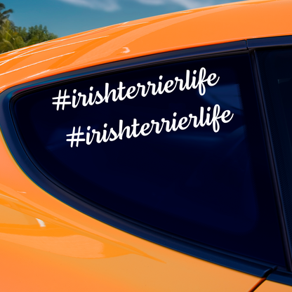 Irish Terrier Life Sticker