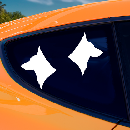 German Shepherd Silhouette Stickers