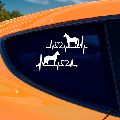 Horse Heartbeat Stickers