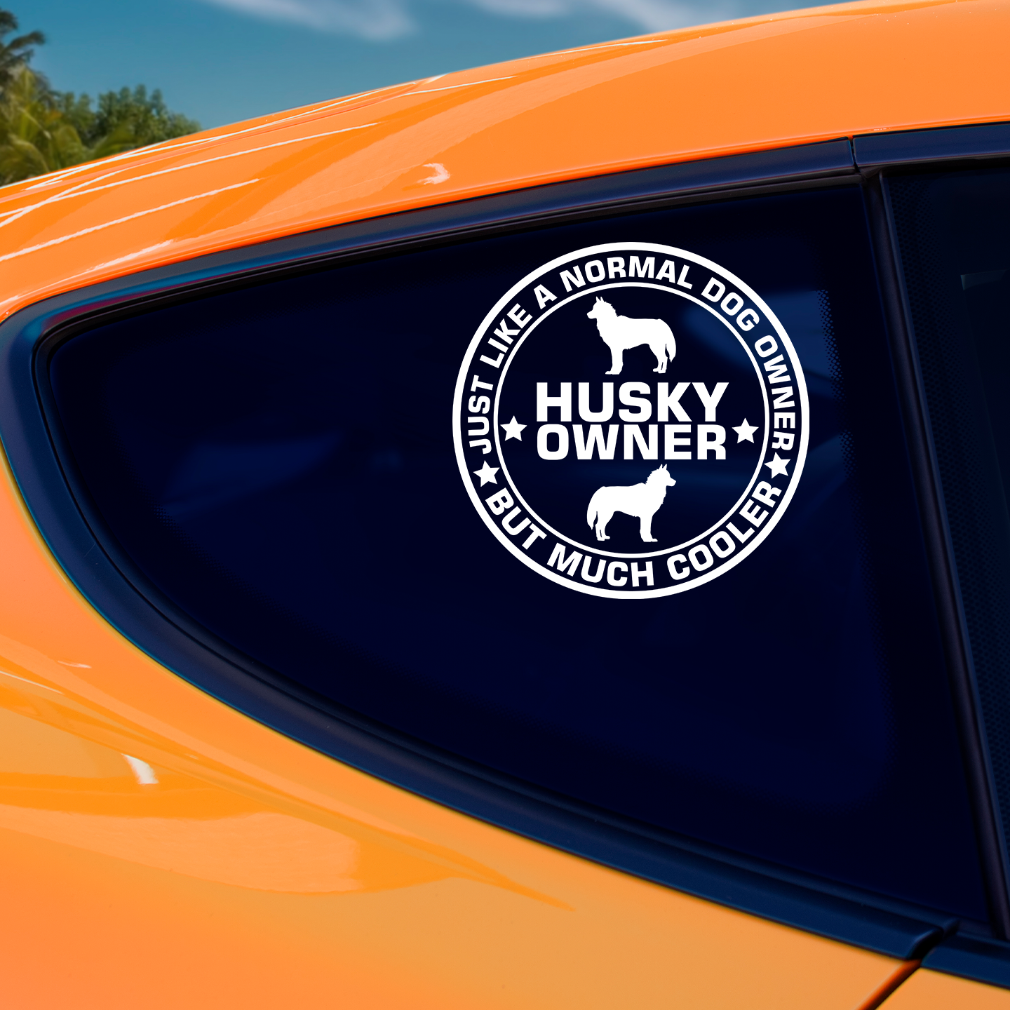Husky Owner Sticker