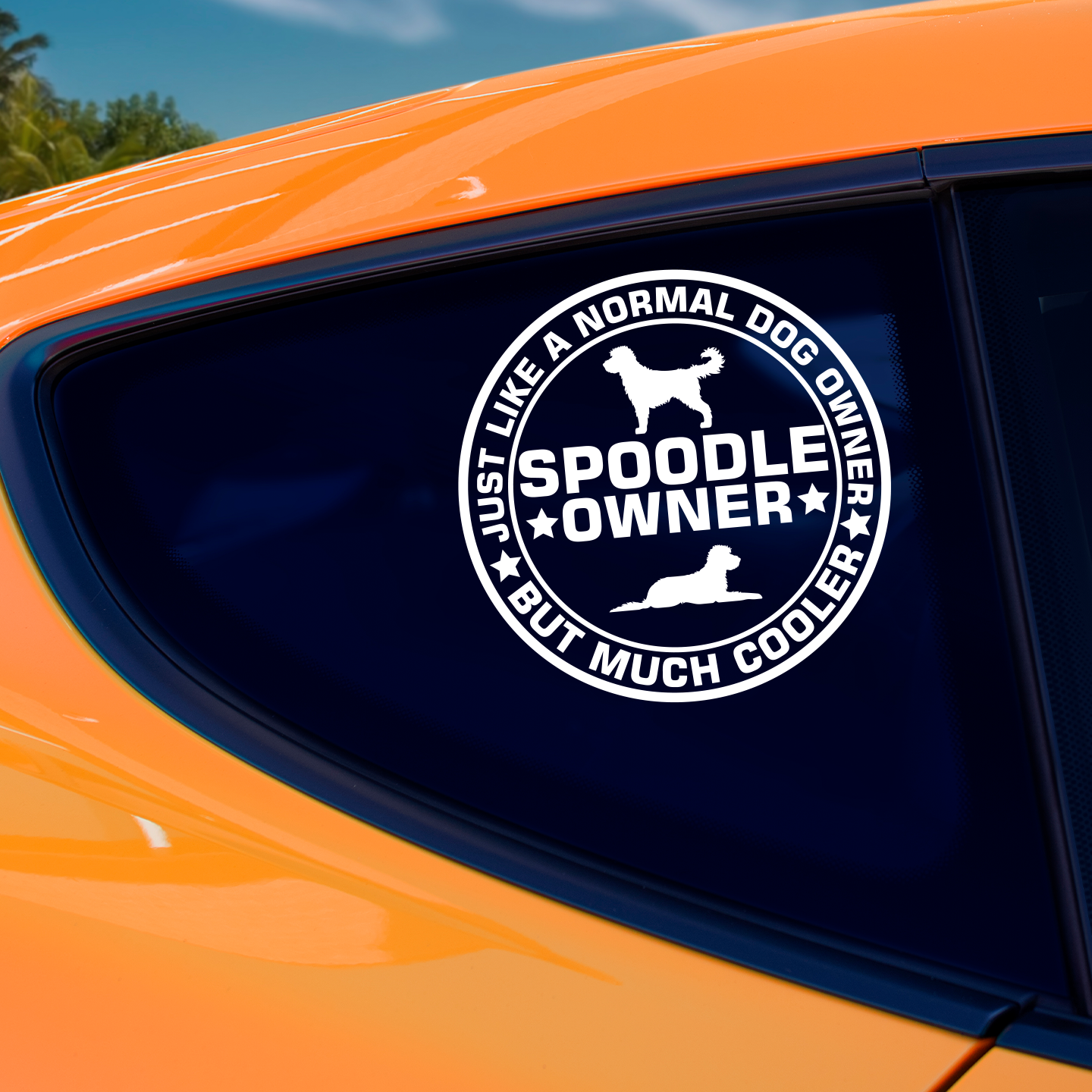 Spoodle Owner Sticker