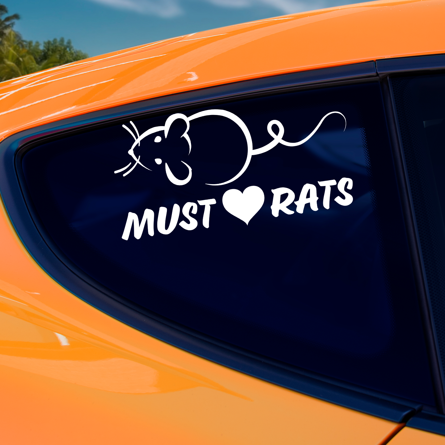 Must Love Rats Sticker