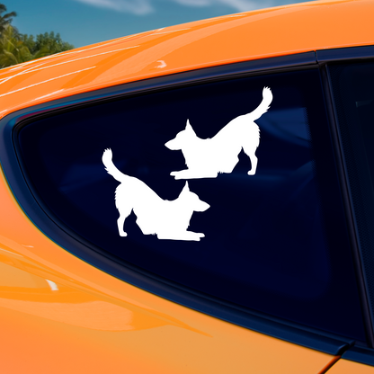 German Shepherd Silhouette Stickers