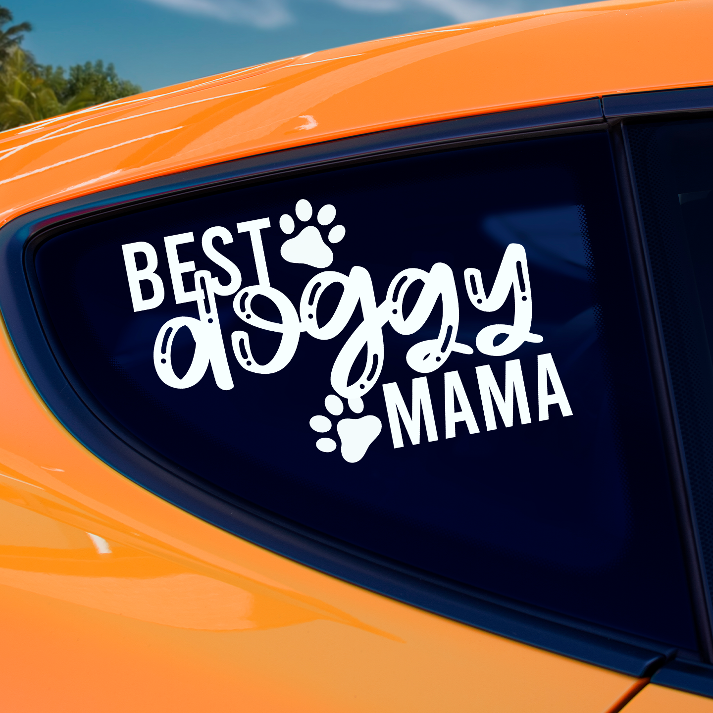 Best Doggy Mama Sticker