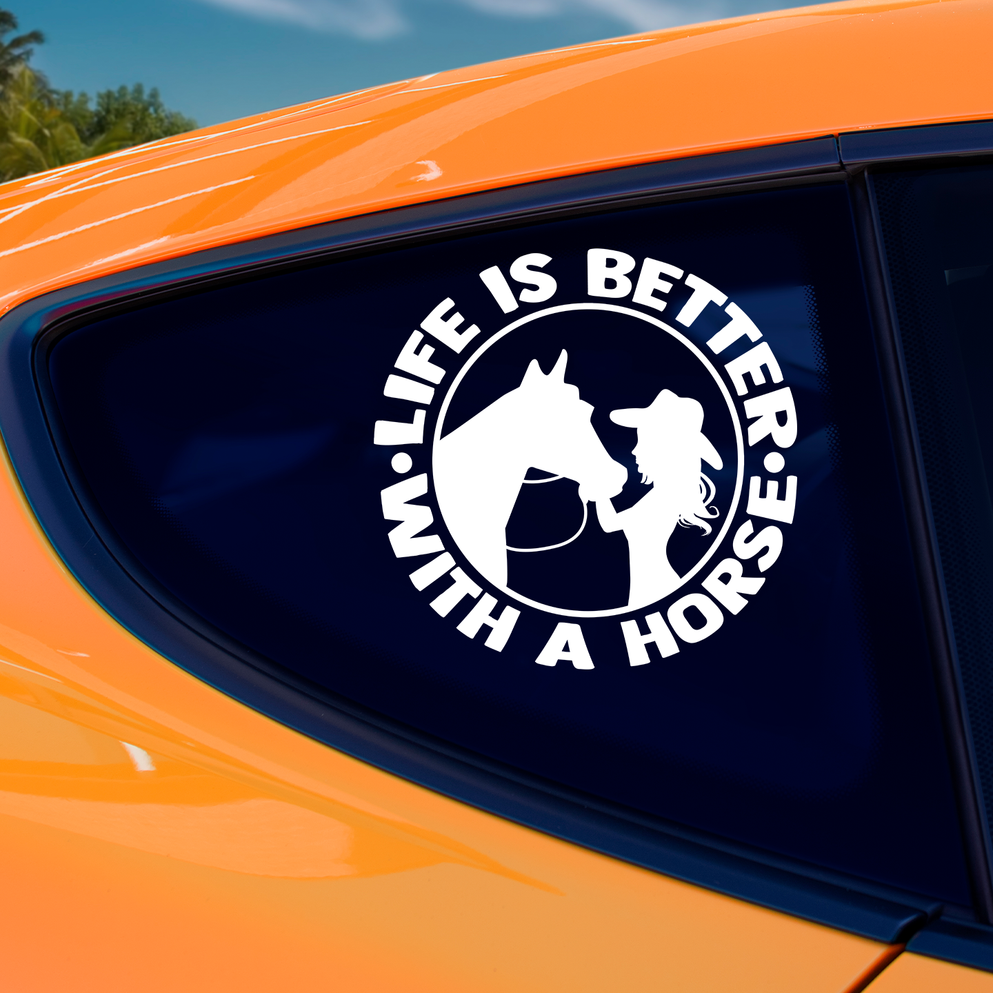 Life Is Better With A Horse Sticker